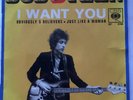 Rare Bob Dylan France PS Ep 45 I Want You CBS 5769 Picture Sleeve 7 Trench