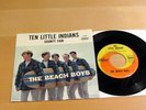 Rare BEACH BOYS 45 W/Pic Sleeve Ten Little Indians/County Fair CAPITOL 4880 EAST