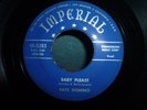 FATS DOMINO baby please / where did you stay 45 IMPERIAL 1954 BLUE LABEL