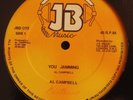 Al Campbell - You Jamming / Part 2 Dub. JB MUSIC Roots Reggae 12''