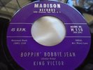 Rare Rockabilly 45 : King Victor   Boppin Bobbie Jean   Madison M110