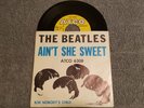 BEATLES AINT SHE SWEET b/w NOBODYS CHILD (EXT RARE 1964 1st PRESS W PIC SLEEVE)