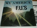 The F.U.'s - My America LP w Insert XCLAIM #5 1983 Necros SS Decontrol Bad Brain
