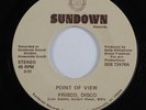 Funk Disco 45 POINT OF VIEW Frisco, Disco SUNDOWN NM/VG++ HEAR