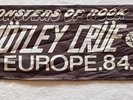 Monsters of Rock AC/DC Van Halen Mötley Crüe Schal / Scarf - 80er Jahre