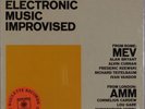 LIVE ELECTRONIC MUSIC IMPROVISED: Mev / Amm MAINSTREAM Vinyl LP