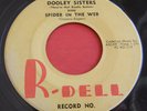 Mod R&B Soul Popcorn 45 DOOLEY SISTERS Spider in the Web R-DELL # 19 Orig VG+