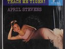 APRIL STEVENS: Teach Me Tiger  LP (shrink, tiny corner ding) Oldies