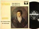 SXL 2178 WB ED1 1E Backhaus, Beethoven Piano Concertos #1 & #2 Vienna Phil.