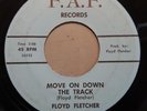 RARE ROCKABILLY 45 Floyd Fletcher FAF (Rite 5101)MOVE ON DOWN THE TRACKS EX