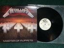 Master of Puppets LP Metallica Vinyl 1986 White Label Promo