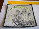 METALLICA – very rare old original 80s AND JUSTICE FOR ALL Patch