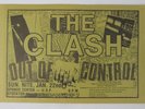 The Clash Genuine Vintage 1984 US Official Stockton California Handbill Flyer