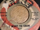 GAY POPPERS I want to know / I've got it RARE FIRE ORIG 45, R&B, RNB, BLUES
