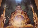 iron maiden signed inner sleeve
