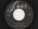 '60 W Coast Rockabilly WHITEY PULLEN Tuscaloosa Lucy/Waltz Of Steel Guitar HEAR