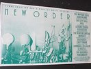 New Order August 1984 100x56cm Original UK Concert Tour Poster C/W All UK Dates