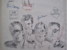 ELVIS COSTELLO & ATTRACTIONS #67 SIGNED PROMO INTERVIEW ALMOST BLUE VINYL LP