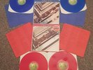 BEATLES ON RED & BLUE VINYL ALBUMS 4 x LP RARE UK PCSPR717 PCSPB718 ROCK N ROLL