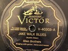 Victor 40303 Allen Brothers JAKE WALK BLUES 1930 78 rpm E- topical country