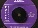 SURF GARAGE 45 KENNY AND THE FIENDS House On Haunted Hill POSAE NM