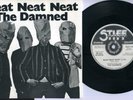 THE DAMNED Neat Neat Neat - 45 STIFF Delga No Island sleeve EX Condition RARE