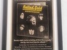 ROLLING STONES Rolled Gold 1975 *ORIGINAL *POSTER *AD *FRAMED* Advert