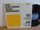 MEV / AMM Live Electronic Music Improvised Original Stereo LP MAINSTREAM