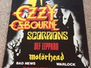 Monsters Of Rock Tour Programme 1986 Ozzy, Scorpions Def Leppard