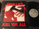 METALLICA Kill 'em All LP Original Silver Label Megaforce Press MRI 069 Matrix