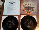 1967 Original BEATLES MAGICAL MYSTERY TOUR BOOK AND 2X VINYL 45s blue song book