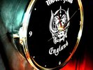 MOTORHEAD/LEMMY/WARPIG - *UPCYCLED* DRUM CLOCK***