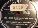 Country FLATT & SCRUGGS Merc 6230 Ill Never Shed Another tear/Going to Heaven E+