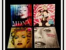 MADONNA CELEBRATION ON 4LP'S  MDNA HARD CANDY TRIPLE COLORED VINYL CELEBRATION M
