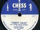 Chuck Berry - THIRTY DAYS (TO COME BACK HOME) / TOGETHER - Chess 1610 - 78 RPM