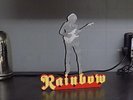 RITCHIE BLACKMORE, RAINBOW, HAND MADE WOODEN ORNAMENTAL FIGURE (OTHERS ON REQ )