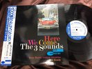 THE THREE SOUNDS HERE WE COME BLUE NOTE BN 4088 OBI STEREO Japan  LP