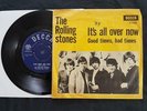 THE ROLLING STONES It's All Over Now 45/PS Danish 1964 Decca F-11934