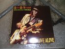 STEVIE RAY VAUGHAN AND DOUBLE TROUBLE   Live Alive   2 LP  1986 EPIC gatefold