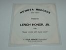 Modern Soul/Boogie 45-LENON HONOR, JR-Super Lovers-HOMOSA-Rare w/Sleeve NM-