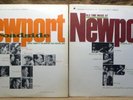VARIOUS 2 LP LOT; THE NEWPORT FOLK FESTIVAL TOPICAL SONGS, OLD TIME MUSIC Dylan