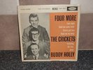 THE CRICKETS WITH BUDDY HOLLY 'FOUR MORE' MONO EP CORAL FEP2060 VG