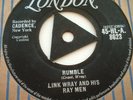 RARE ROCK N ROLL LINK WRAY & HIS RAY MEN RUMBLE IN VG++ CONDITION