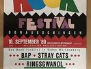 BAP – STRAY CATS – RINGSWANDL 1989 DONAUESCHINGEN +Tour Plakat + Konzert Poster