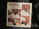 Muddy Waters Folk Singer Chess records VINYL lp 1977 reissue VG+