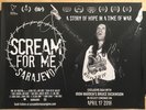 Iron Maiden ‘Scream For Me Sarajevo’ Bruce Dickinson Orig. UK Cinema Quad Poster