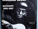 MISSISSIPPI JOHN HURT WORRIED BLUES MEGA-RARE ORIG '63 CHESAPEAKE LABEL MONO LP