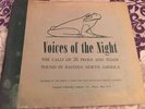 VOICES OF THE NIGHT FROG & TOAD CALLS COMSTOCK CO. 78 RPM