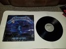 metallica ride the lightning lp megaforce original pressing (shrink) vg+/vg+