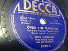 JUDY GARLAND 78RPM --OVER THE RAINBOW/ THE JITTERBUG
